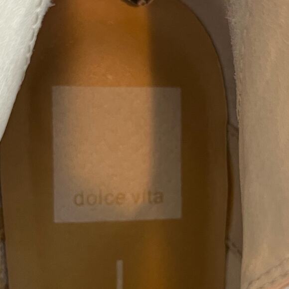 Dolce Vita Women’s Bootie Karsen Back Zip Faux Snakeskin Pointed Toe Size 8M - Picture 11 of 13